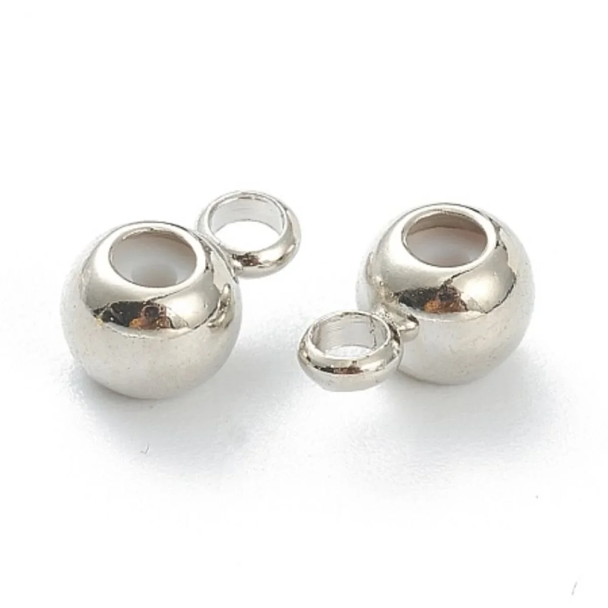 (1pc) Platinum 6x4mm