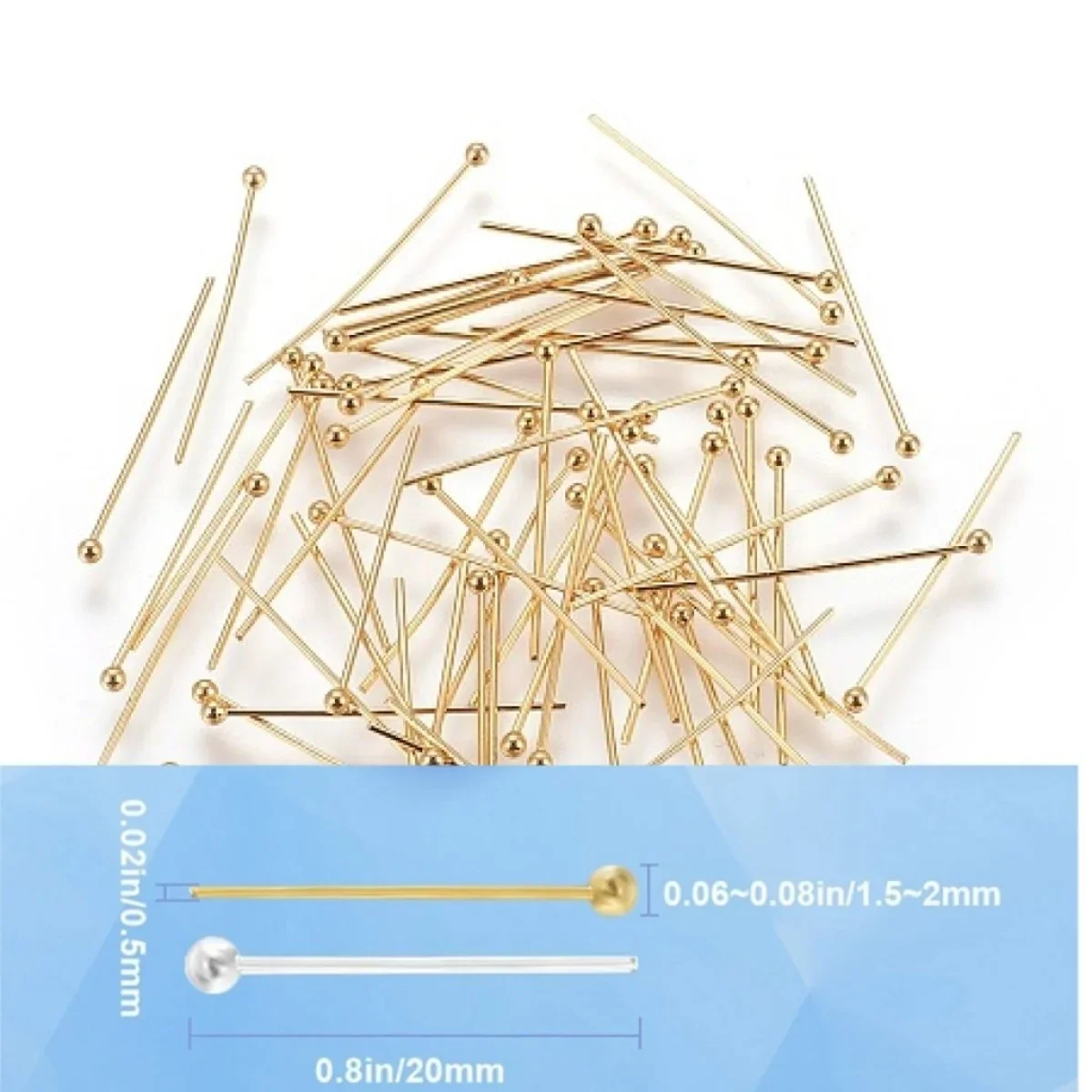 Brass Gold (10pcs)