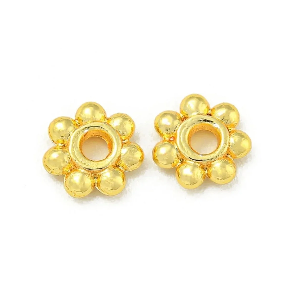10pcs 6x1.5mm gold
