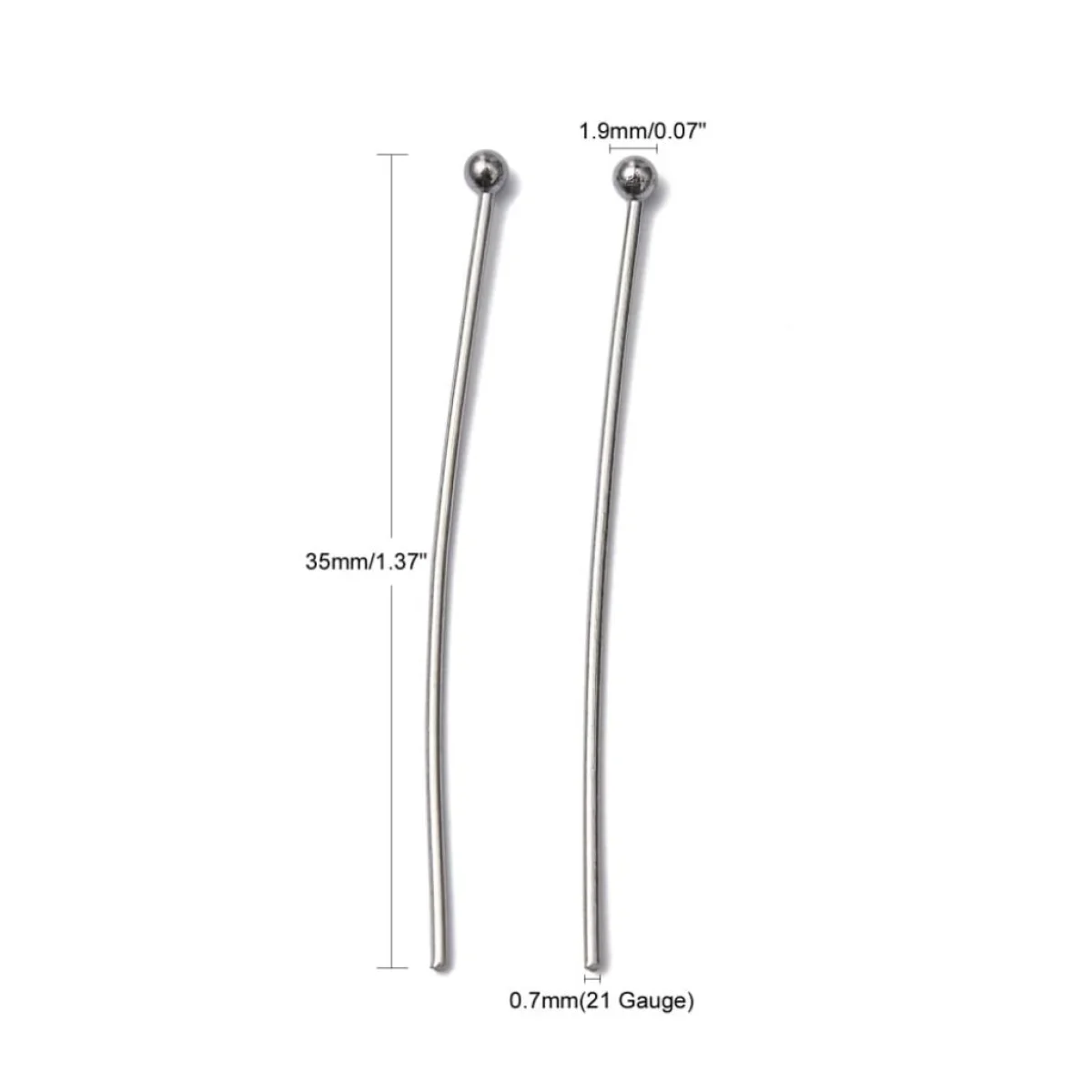Steel 3.5cm (10pcs)