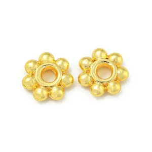 10pcs 6x1.5mm gold