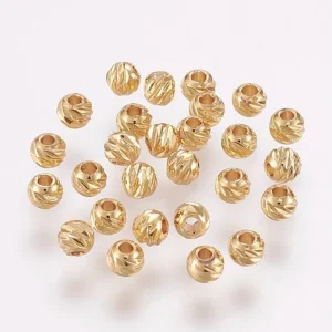 5pcsGold 4.6mm