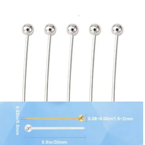 Brass Silver (10pcs)