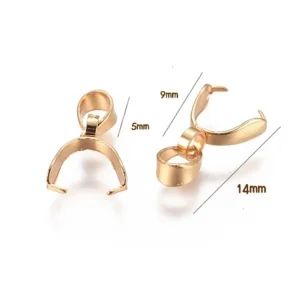 Gold 1pc 14mm