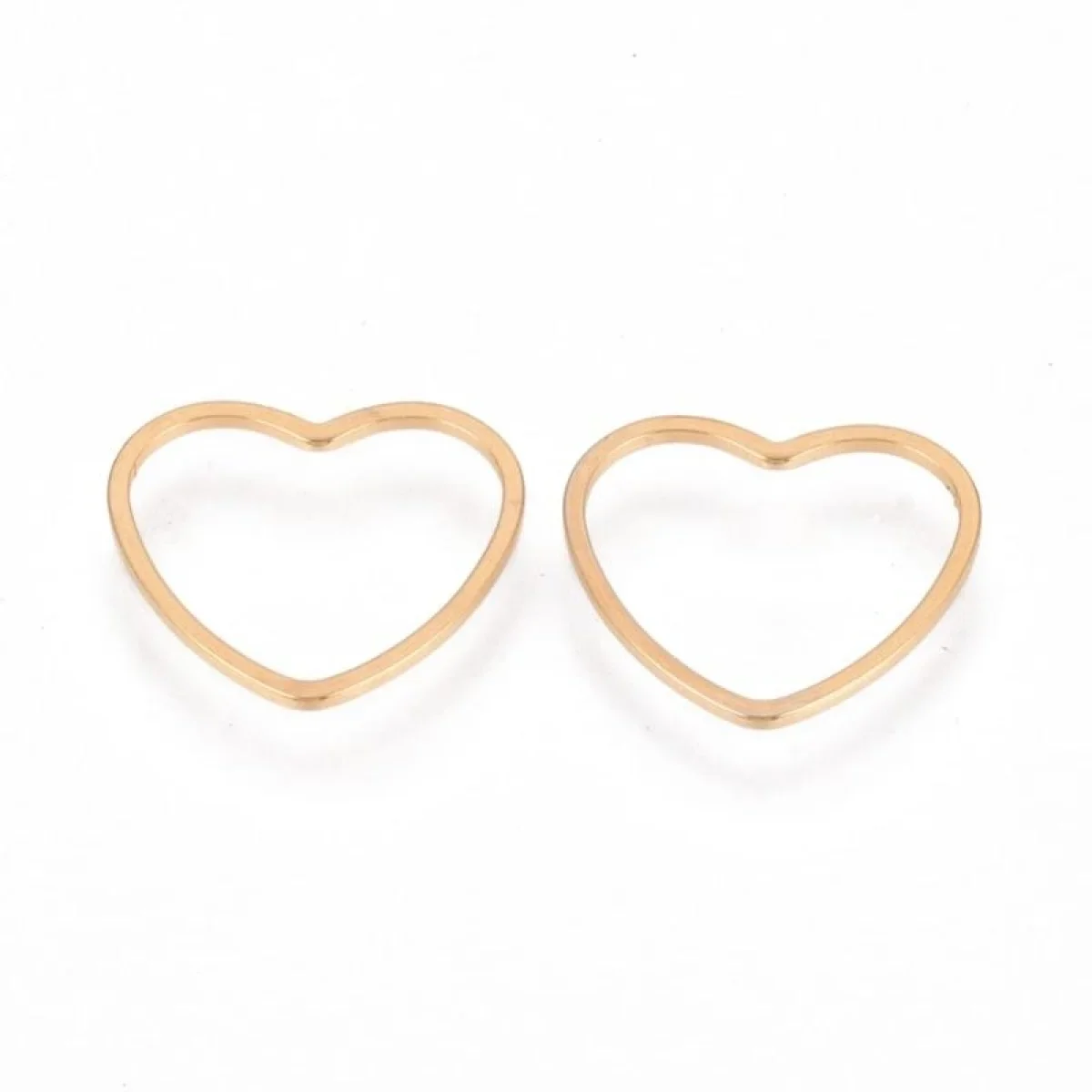Gold 14x15.5x1mm