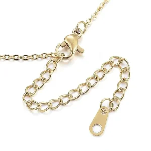304 stainless steel cable chain 18k gold plated necklace | kalung stainless siap pakai