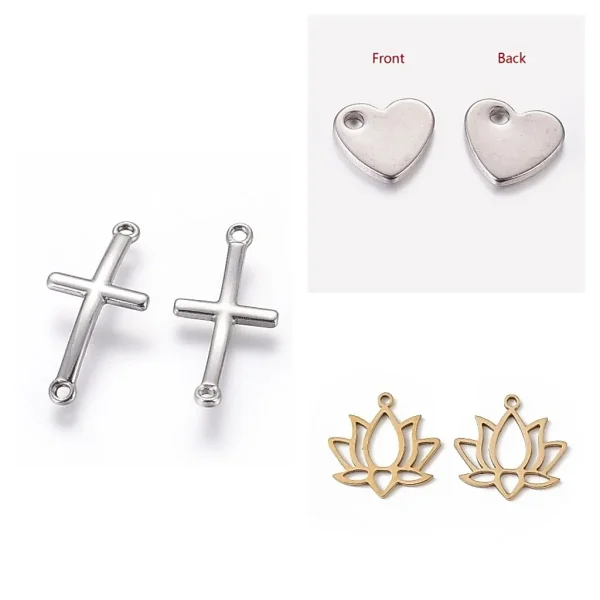 304 stainless steel connector charms pendant