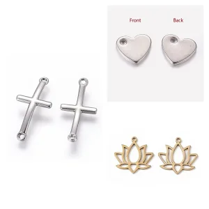 304 stainless steel connector charms pendant