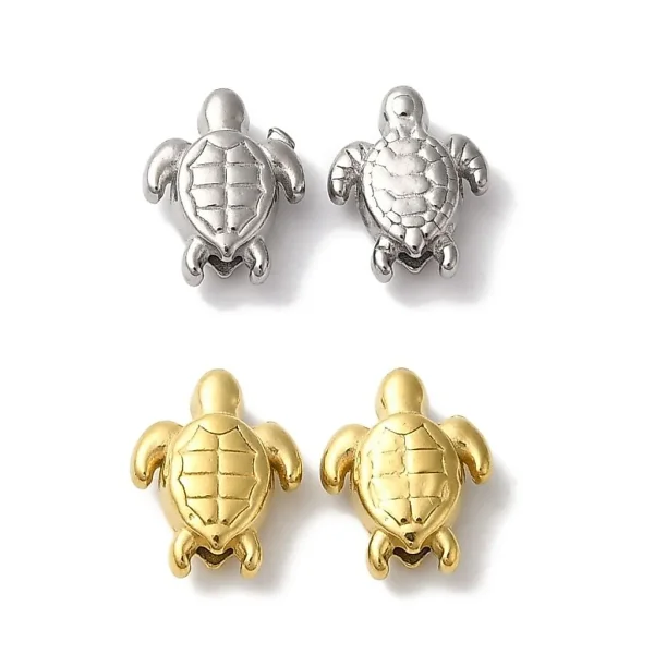 304 stainless steel tortoise beads | manik stainless kurakura
