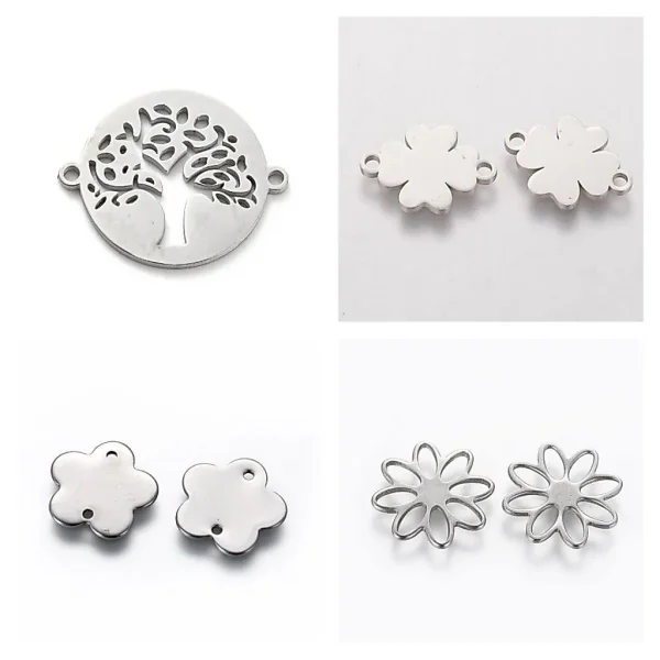 304 stainless steel connector charms (1pc)