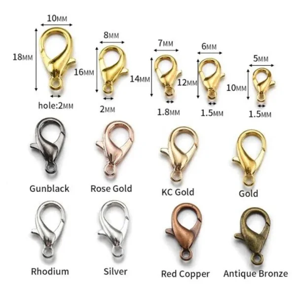Metal alloy brass clasp | pengait kalung gelang