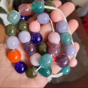 Manik kaca manik jombang manik nusantara gudo glass beads gaya retro vintage