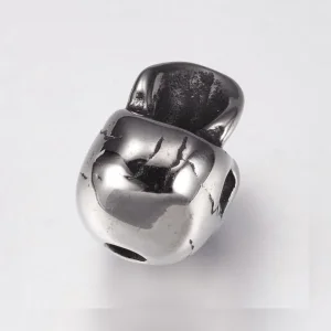 304 stainless steel skull beads | manik stainless tengkorak