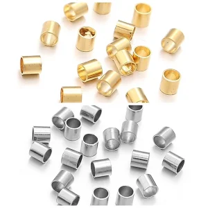 201 stainless steel crimp stopper beads | manik stopper