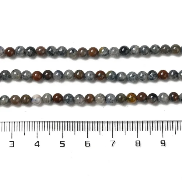 Natural dumortierite quartz round beads