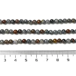 Natural dumortierite quartz round beads