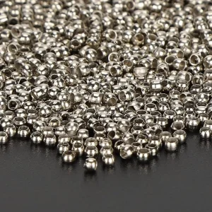 Metal alloy crimp beads stopper beads