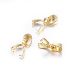 304 stainless steel ice pick pinch bails | cantolan liontin pendant ukuran harap diperhatikan