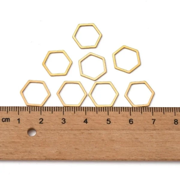 304 stainless steel linking ring hexagon shape