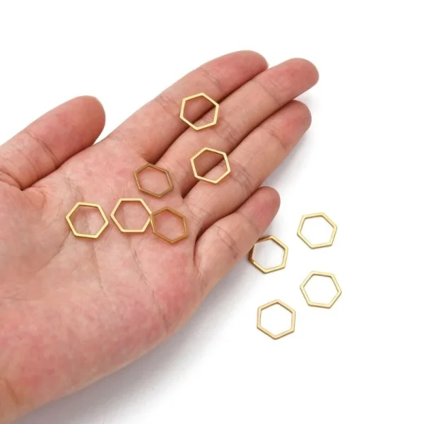 304 stainless steel linking ring hexagon shape