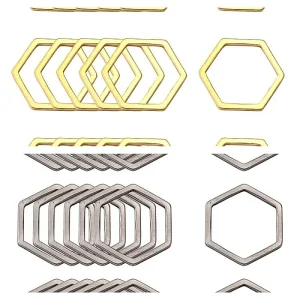 304 stainless steel linking ring hexagon shape