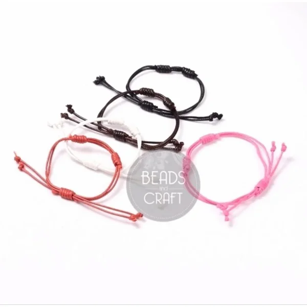 Bracelet from cotton wax cord | gelang tali cotton wax