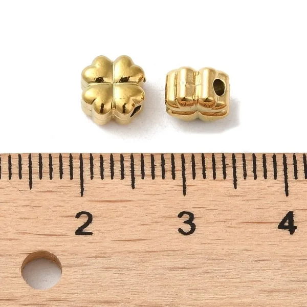 304 stainless steel clover beads