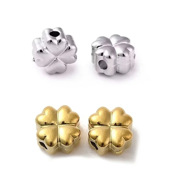 304 stainless steel clover beads
