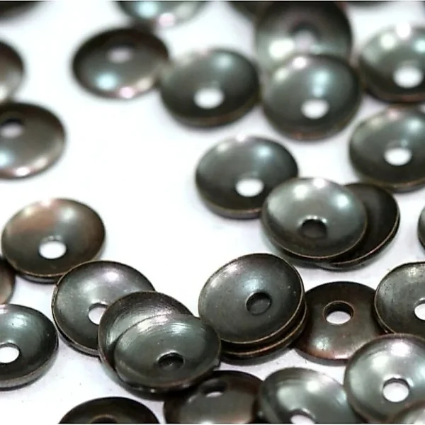Metal alloy solid brass bead cap | spacer topi manik bahan tebal