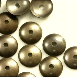 Metal alloy solid brass bead cap | spacer topi manik bahan tebal