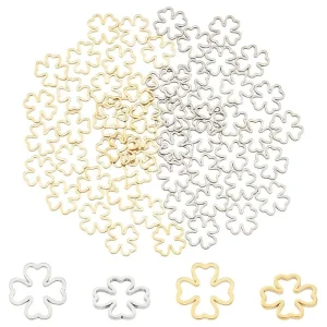 304 stainless steel linking ring clover shape