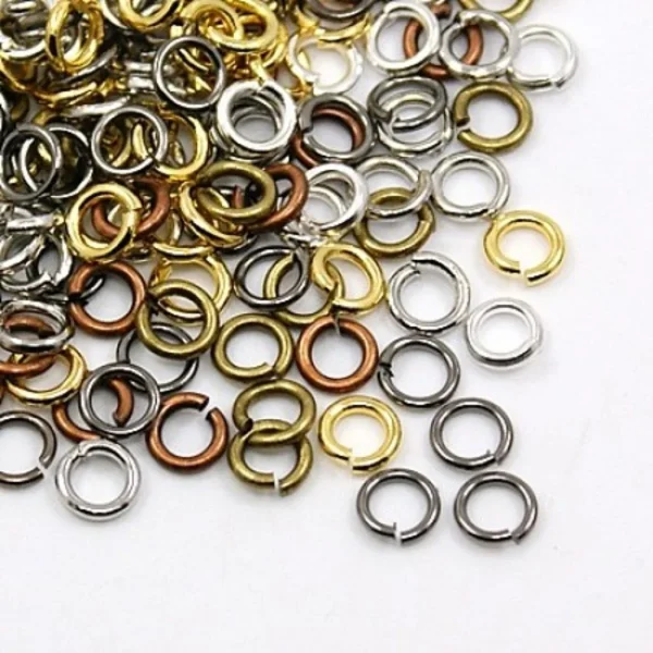 Metal alloy brass open jump ring | ring O konektor