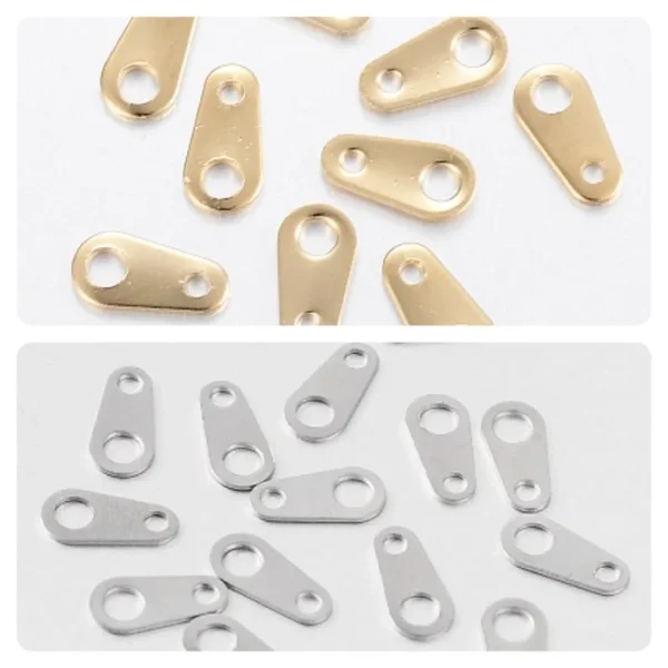 316 stainless steel connector chain (10pcs) konektor extender