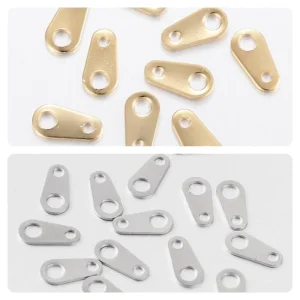 316 stainless steel connector chain (10pcs) konektor extender