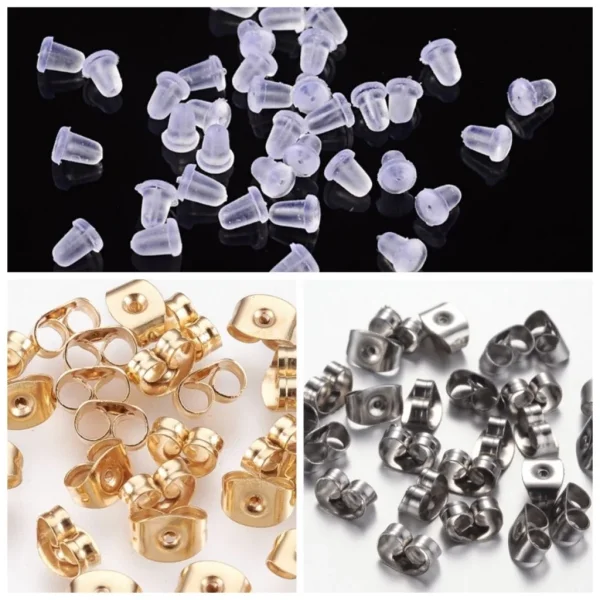 Earring nut earring stopper (10pcs) 304 stainless steel | penutup giwang/anting