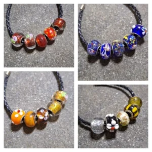 Glass lampwork premium beads mix color and shape | manik kaca lampwork