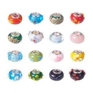 Glass lampwork premium beads mix color and shape | manik kaca lampwork