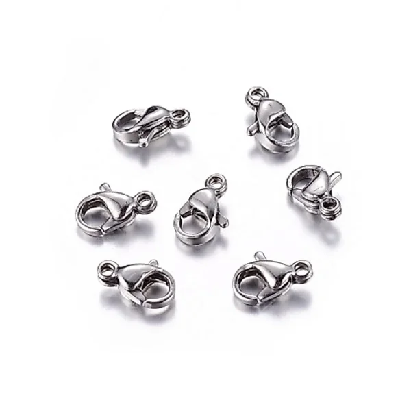 304 stainless steel lobster claw clasp (1 pc) | kaitan gelang kokot