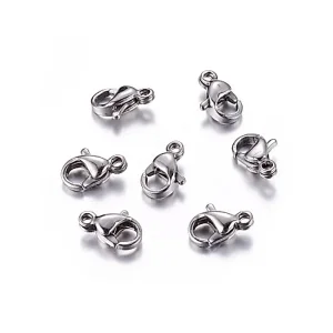 304 stainless steel lobster claw clasp (1 pc) | kaitan gelang kokot