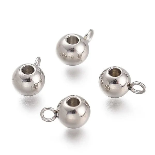 304 stainless steel hanger bail beads | manik stainless utk cantolan liontin