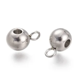 304 stainless steel hanger bail beads | manik stainless utk cantolan liontin