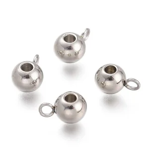 304 stainless steel hanger bail beads | manik stainless utk cantolan liontin