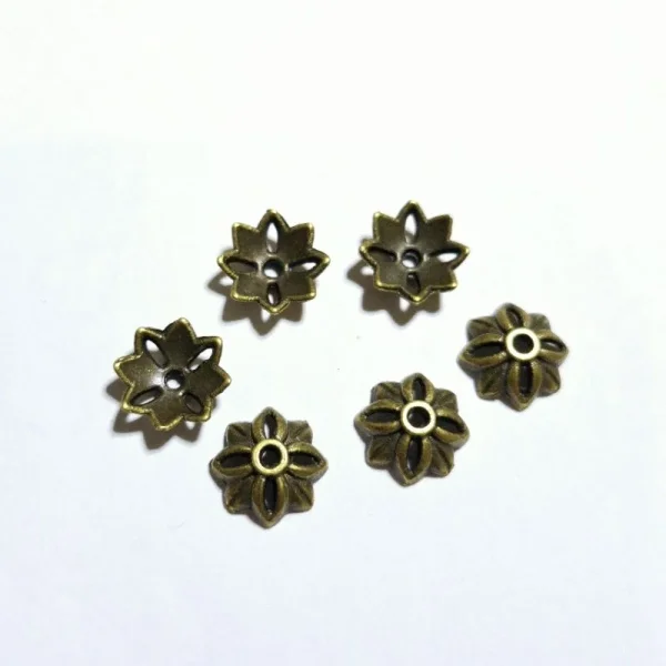 Metal alloy bead caps spacer | hiasan topi manik