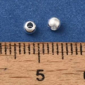 925 sterling silver plated round spacer beads | manik bulat lapis silver 925