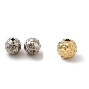 304 stainless steel round texture beads