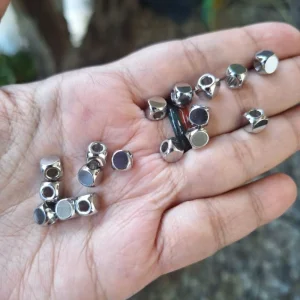 304 stainless steel cube beads