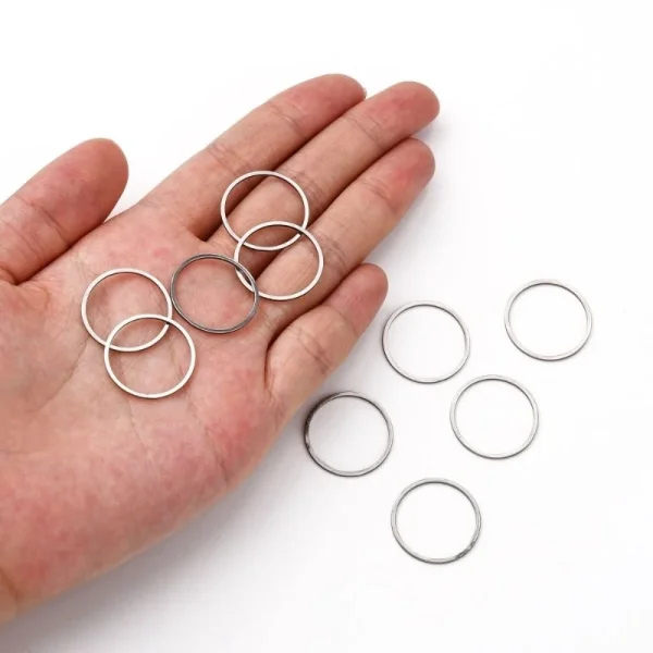 304 non tarnish stainless steel linking ring