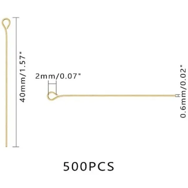 304 stainless steel headpins | paku T dan 9