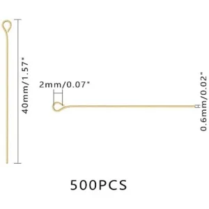 304 stainless steel headpins | paku T dan 9