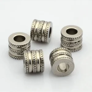 304 stainless steel column large hole big beads